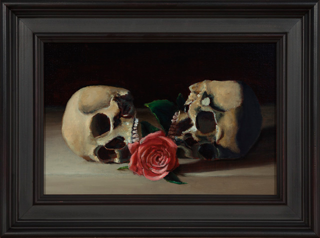 Chris Peters Smell The Roses Oil Painting