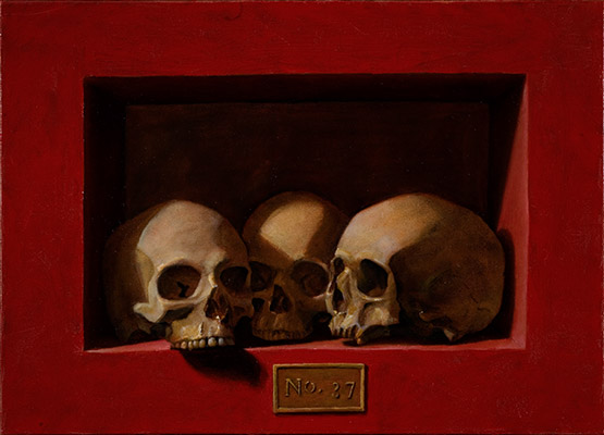 Chris Peters | Box 37 | Skull Still Life Painting