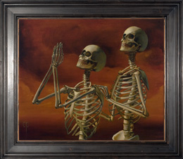 Chris Peters | Hope | Skeleton Painting