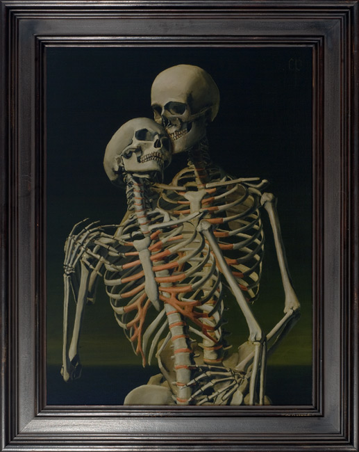 Chris Peters | The Lovers | Skeleton Painting